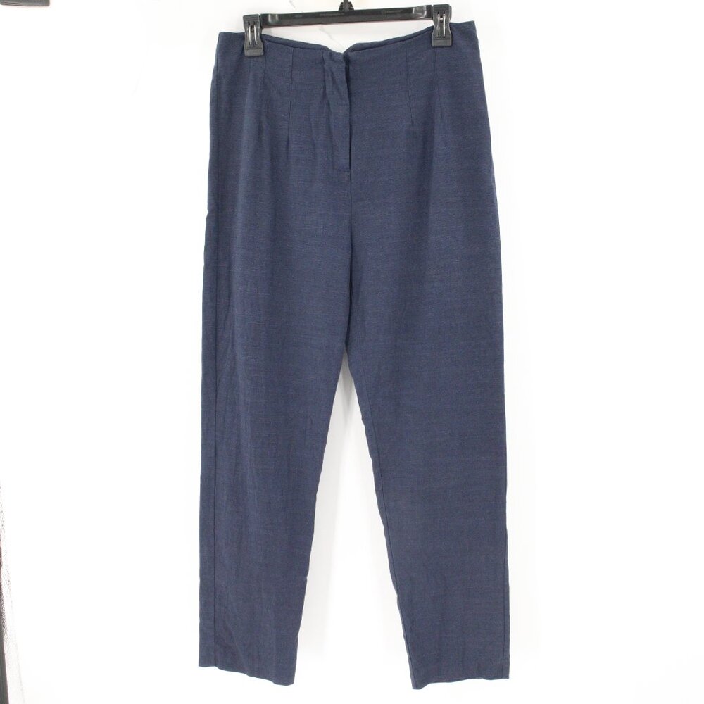 Tuckernuck Pants Womens 4 L27 pleated Trouser Cotton rayon Linen business casual